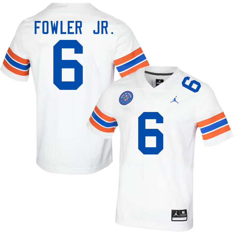 Dante Fowler Jr. Florida Jersey,Florida Gators #6 Dante Fowler Jr. Jersey Youth Uniforms-Retro White